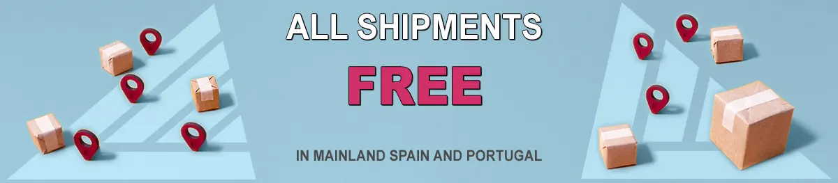 Free shipping in Spain and Portugal